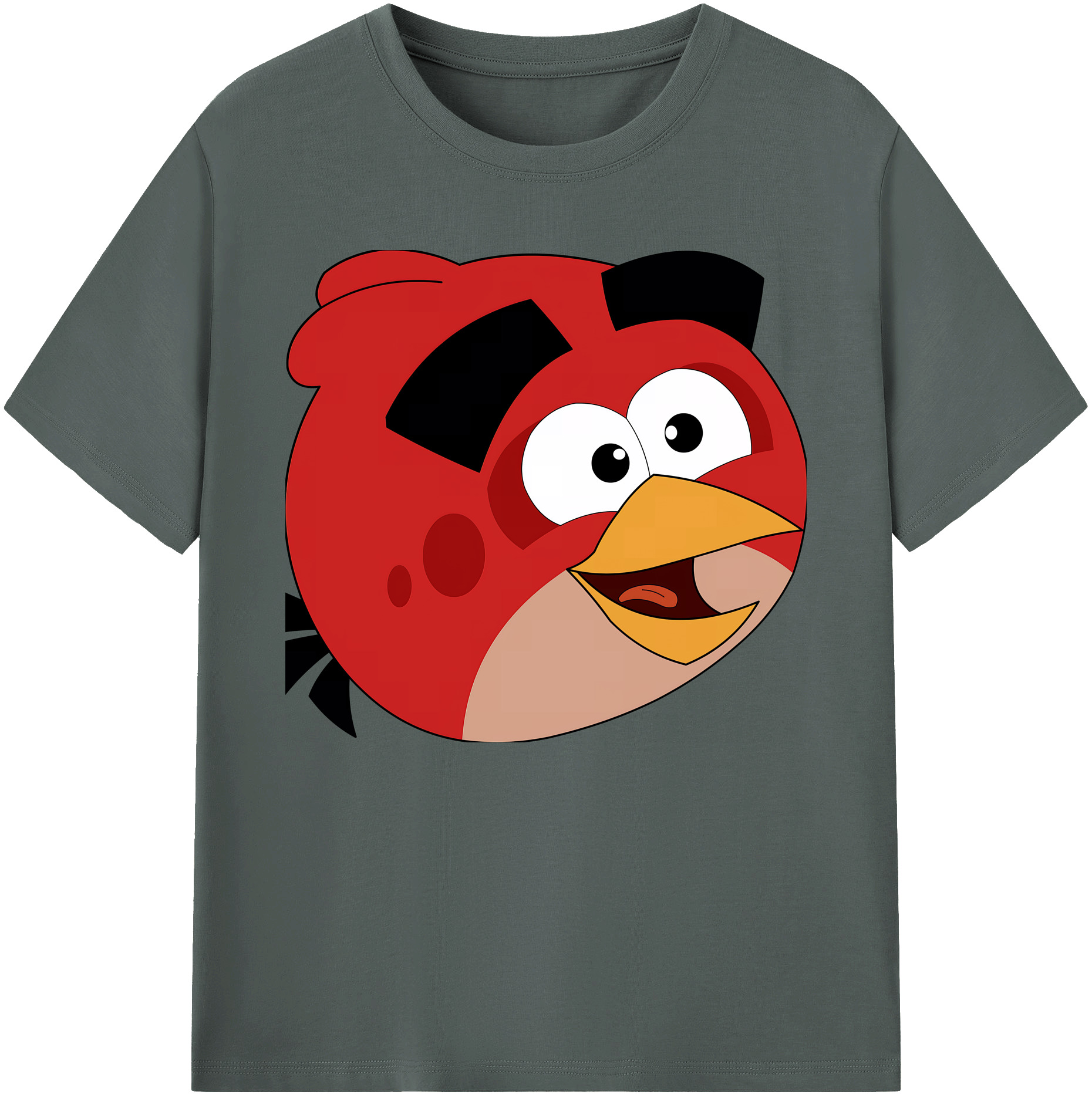 （画像用） Angry Birds アングリーバード 綿100％ メンズ半袖Tシャツ｜肌触りやわらか＆通気性